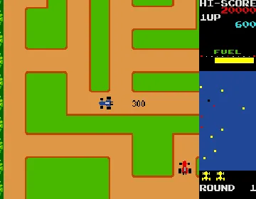 Rally X (32k Ver.?) screen shot game playing